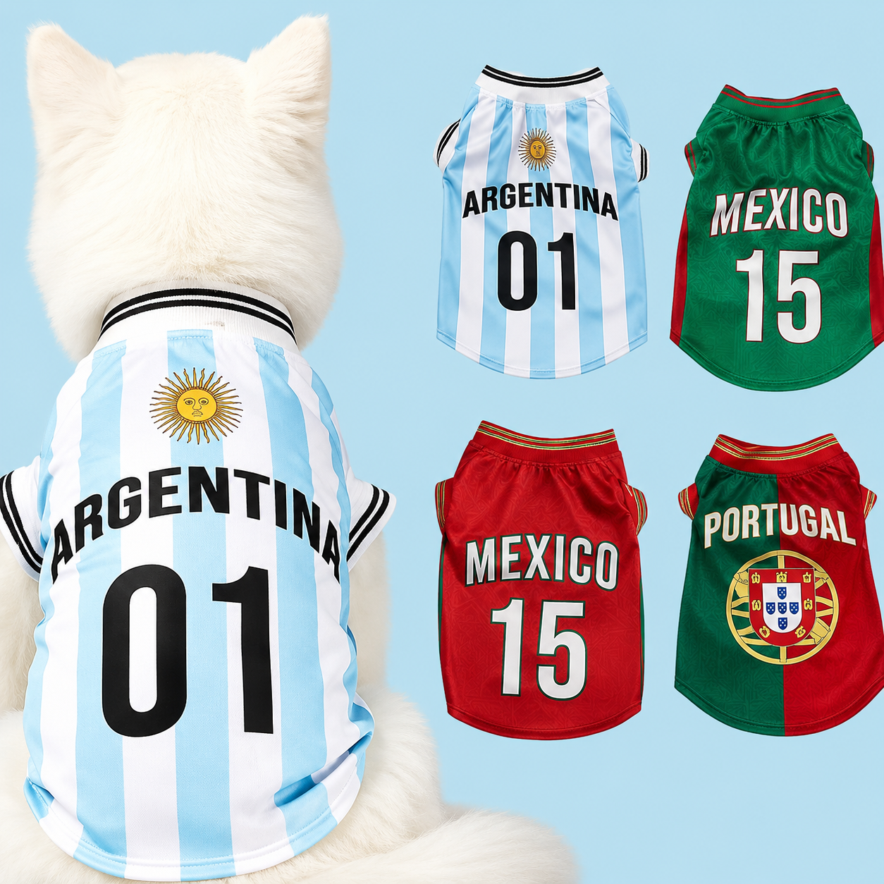 Soccer Jerseys for Dogs